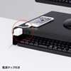 MR-LC203BK 電源タップ+USBポート付き机上ラック(W600×D300mm・ブラック) MR-LC203BK / 電源タップ+USBポート付き机上ラック(W600×D300mm・ブラック)