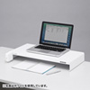 MR-LC203BK 電源タップ+USBポート付き机上ラック(W600×D300mm・ブラック) MR-LC203BK / 電源タップ+USBポート付き机上ラック(W600×D300mm・ブラック)