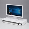 MR-LC203W 電源タップ+USBポート付き机上ラック(W600×D300mm・ホワイト) MR-LC203W / 電源タップ+USBポート付き机上ラック(W600×D300mm・ホワイト)