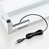 MR-LC204WN 電源タップ+USBハブ付き机上ラック(W500) MR-LC204WN / 電源タップ+USBハブ付き机上ラック(W500)