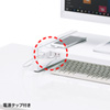 MR-LC205W 電源タップ+USBハブ付き机上ラック(W600mm・ホワイト) MR-LC205W / 電源タップ+USBハブ付き机上ラック(W600mm・ホワイト)