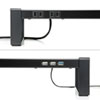 MR-LC206BKN 電源タップ+USBハブ付き机上ラック(W1000mm・ブラック) MR-LC206BKN / 電源タップ+USBハブ付き机上ラック(W1000mm・ブラック)