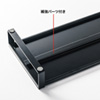 MR-LC207BK スチール製机上ラック(W500mm・ブラック) MR-LC207BK / スチール製机上ラック(W500mm・ブラック)