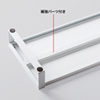 MR-LC207W スチール製机上ラック(W500mm・ホワイト) MR-LC207W / スチール製机上ラック(W500mm・ホワイト)