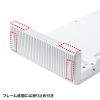 MR-LC210CHW / USB Type-C接続ハブ付き机上ラック（ホワイト）