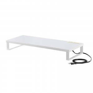 MR-LC212W / コンセント付きモニター台(W600・ホワイト)