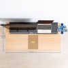 MR-LC213BK コンセント付きモニター台(W1000・ブラック) MR-LC213BK / コンセント付きモニター台(W1000・ブラック)