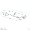 MR-LC215BK USBハブ付モニター台(ブラック) MR-LC215BK / USBハブ付モニター台(ブラック)