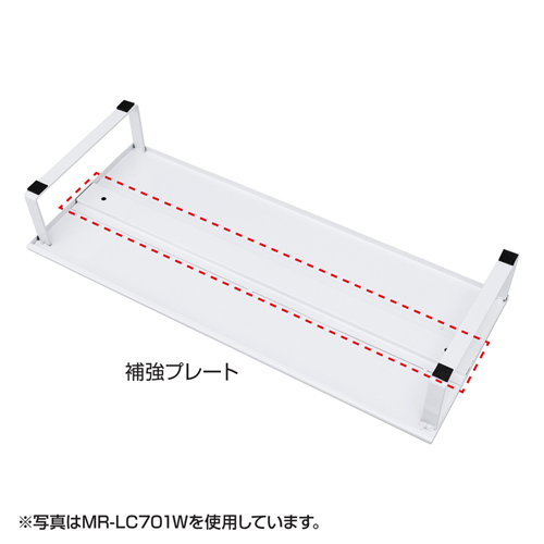 MR-LC701BK / スチール製机上液晶モニタスタンド（幅600mm・ブラック）
