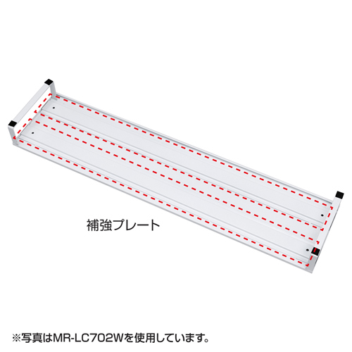 MR-LC702BK / スチール製机上液晶モニタスタンド（幅1000mm・ブラック）