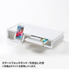 MR-LC804BK 3段階横幅可変タイプ机上ラック(ブラック) MR-LC804BK / 3段階横幅可変タイプ机上ラック(ブラック)