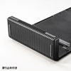 MR-LC804BK 3段階横幅可変タイプ机上ラック(ブラック) MR-LC804BK / 3段階横幅可変タイプ机上ラック(ブラック)
