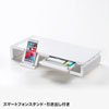 MR-LC804W 3段階横幅可変タイプ机上ラック(ホワイト) MR-LC804W / 3段階横幅可変タイプ机上ラック(ホワイト)