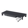 MR-LC805BK USBハブ・引出し付机上ラック(W590×D240mm・ブラック) MR-LC805BK / USBハブ・引出し付机上ラック(W590×D240mm・ブラック)