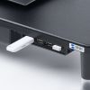 MR-LC805BK USBハブ・引出し付机上ラック(W590×D240mm・ブラック) MR-LC805BK / USBハブ・引出し付机上ラック(W590×D240mm・ブラック)