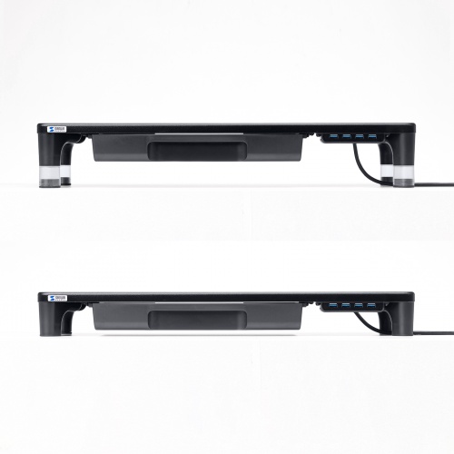 MR-LC806BK / USBハブ・引出し付モニター台