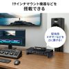 MR-LCAV2U25 / 19インチマウント搭載卓上ラック（2U）