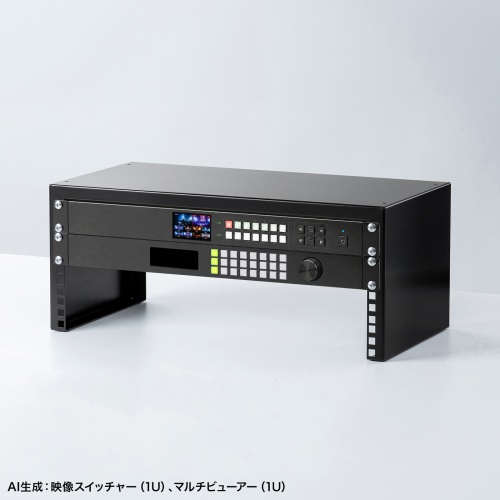 MR-LCAV4U25 / 19インチマウント搭載卓上ラック(4U)