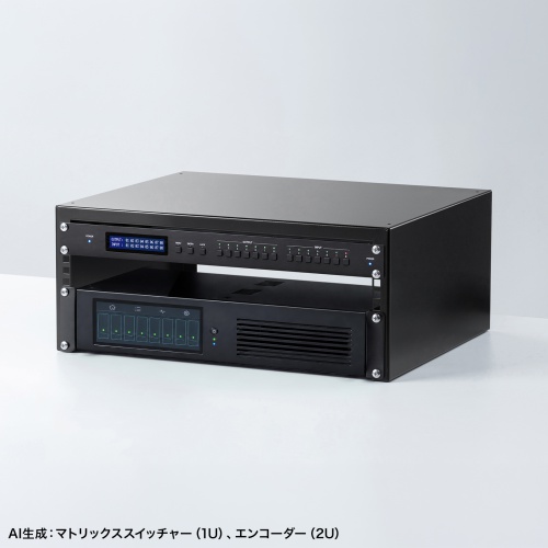 MR-LCAV4U40 / 19インチマウント搭載卓上ラック(4U)