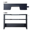MR-STN1BK モニター裏収納ラック(幅48.2cm) MR-STN1BK / モニター裏収納ラック(幅48.2cm)