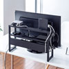 MR-STN1BK モニター裏収納ラック(幅48.2cm) MR-STN1BK / モニター裏収納ラック(幅48.2cm)