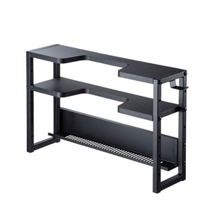 MR-STN1BK / モニター裏収納ラック(幅48.2cm)