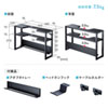 MR-STN1BK モニター裏収納ラック(幅48.2cm) MR-STN1BK / モニター裏収納ラック(幅48.2cm)