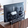 MR-STN2BK テレビ裏収納ラック(幅60cm) MR-STN2BK / テレビ裏収納ラック(幅60cm)