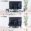 MR-STN2BK テレビ裏収納ラック(幅60cm) MR-STN2BK / テレビ裏収納ラック(幅60cm)