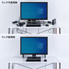 MR-STN2BK テレビ裏収納ラック(幅60cm) MR-STN2BK / テレビ裏収納ラック(幅60cm)