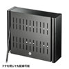 MR-VESA10 モニター裏収納 VESA取付け 鍵付きセキュリティボックス MR-VESA10 / モニター裏収納 VESA取付け 鍵付きセキュリティボックス