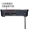 NT-11UH2BK / USB2.0ハブ付テンキー（ブラック）