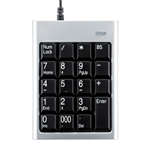NT-14USV / USBテンキー(シルバー)