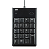 NT-16UH2BK USB2.0ハブ付テンキー(ブラック) NT-16UH2BK / USB2.0ハブ付テンキー(ブラック)