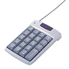 NT-1UHSV USBハブ付テンキー(シルバー) NT-1UHSV / USBハブ付テンキー(シルバー)