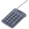 NT-1UH USBハブ付テンキー(グレー) NT-1UH / USBハブ付テンキー(グレー)