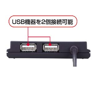 NT-3UH / USBハブ付テンキー（グレー）