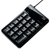 NT-9UH2BK USB2.0ハブ付テンキー(ブラック) NT-9UH2BK / USB2.0ハブ付テンキー(ブラック)