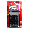 NT-9UH2BK USB2.0ハブ付テンキー(ブラック) NT-9UH2BK / USB2.0ハブ付テンキー(ブラック)