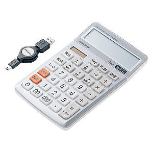 NT-DEN2USV / 電卓テンキー(シルバー)