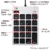 NT-M18USV / USBテンキー（シルバー）