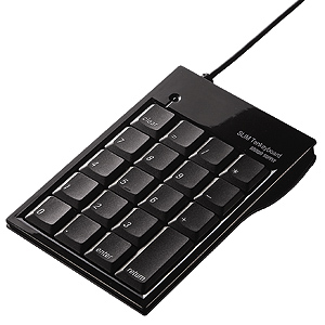 NT-M5UBK / USBテンキー(クリアブラック)