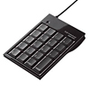 NT-M5UH2BK USBハブ付テンキー(クリアブラック) NT-M5UH2BK / USBハブ付テンキー(クリアブラック)