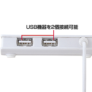 NT-M5UH2W / USBハブ付テンキー（クリアホワイト）