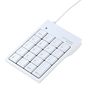 NT-M5UHW / USBテンキー(クリアホワイト・Mac用)