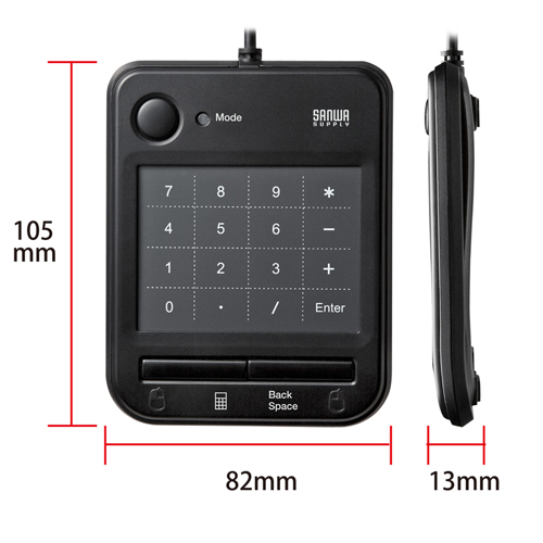NT-TP01UBK / テンキー機能付きタッチパッド