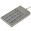 NT-UU18D USBハブ付テンキー(ダークシルバー) NT-UU18D / USBハブ付テンキー(ダークシルバー)