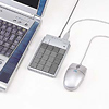 NT-UU18SV USBハブ付テンキー(シルバー) NT-UU18SV / USBハブ付テンキー(シルバー)