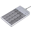 NT-UU18SV USBハブ付テンキー(シルバー) NT-UU18SV / USBハブ付テンキー(シルバー)