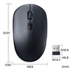 NT-WL23SETBK 静音ワイヤレステンキーマウスセット NT-WL23SETBK / 静音ワイヤレステンキーマウスセット